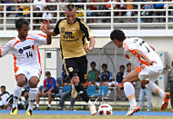 Franco Hita menyumbang dua gol bagi Mitra Kukar saat menundukkan PPSM Sakti Magelang
