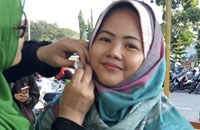 Lebih dari 100 orang perempuan Muslimah di Tenggarong menerima tantangan Hijrah Challenge 