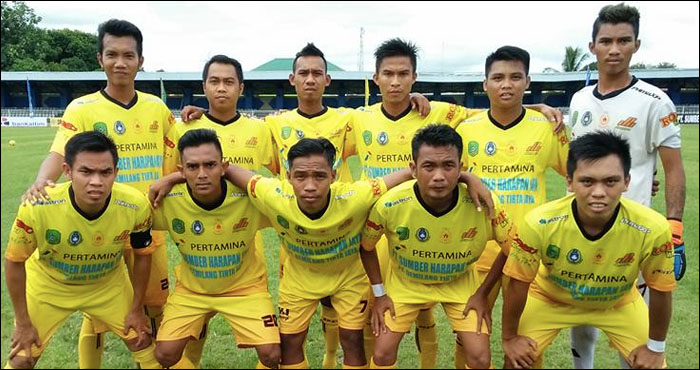 Tim Kecamatan Kota Bangun memimpin klasemen Grup I setelah menang 2-1 atas Tabang di laga pertama Grup I 