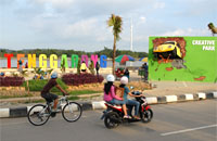Peresmian Creative Park di Jalan Jenderal Sudirman, Tenggarong, diundur menjadi tanggal 26 Desember 2014