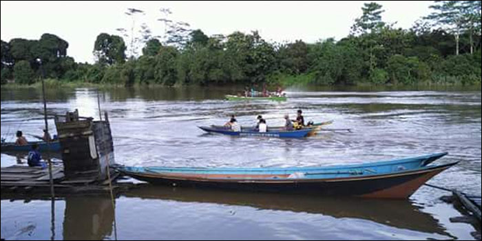 Di sungai Belayan inilah kakek Syahrul mengakhiri hidup dengan menenggelamkan diri usai mengikatkan diri dengan batako