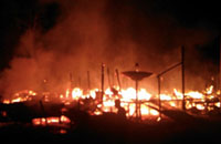 Kebakaran di Pulau Pinang, Kembang Janggut, terjadi pada Jum'at dini hari