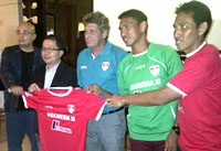 Para pemain Mitra Kukar akan berlaga atas nama Indonesia XI