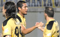 Tampil sebagai pemain pengganti, Jajang Mulyana berhasil memecah kebuntuan lewat gol tunggal di menit 66