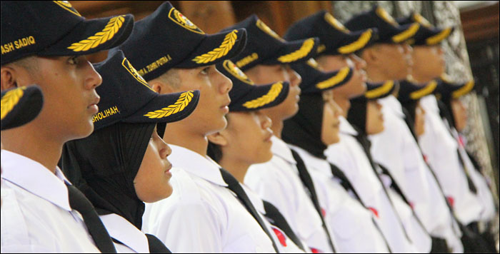 Sebanyak 40 siswa-siswi dari 18 kecamatan se-Kukar terpilih sebagai anggota Paskibraka Kukar 2015