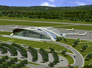 Desain Bandara Kukar yang akan dibangun di wilayah Desa Jongkang, Kecamatan Loa Kulu, Kabupaten Kukar