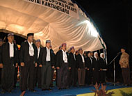 Pengukuhan pengurus Ikapakarti Kukar di Tenggarong Seberang, Sabtu (02/02) malam lalu