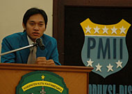 Ketua PC PMII Kukar Junaidi menilai program SWTM hanya membuat masyarakat menjadi manja