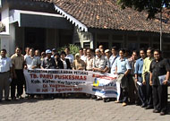 Peserta studi banding ke Yogyakarta yang terdiri dari unsur PPTI dan petugas Puskesmas di Kukar