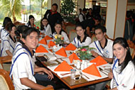 Nampak sebagian peserta WPKP II ketika berada di Semayang Caf, Hotel Singgasana Tangga Arung, Tenggarong