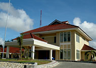 Bangunan RSUD Aji Batara Agung Dewa Sakti yang siap beroperasi memberikan pelayanan kesehatan bagi warga Samboja dan sekitarnya