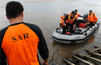 Tim SAR gabungan hingga saat ini masih dikerahkan untuk mencari 2 korban hilang akibat laka air di Sebulu