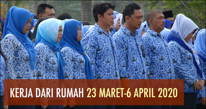 Pegawai Pemkab Kukar untuk sementara waktu akan bekerja dari rumah mulai 23 Maret hingga 6 April 2020