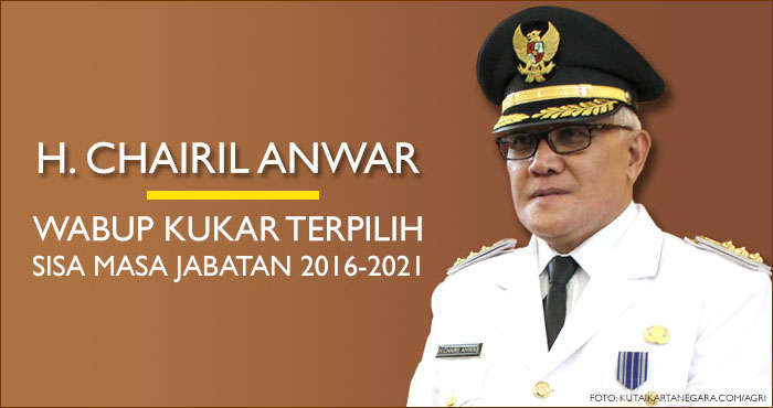 H Chairil Anwar terpilih sebagai Wabup Kukar sisa masa jabatan 2016-2021