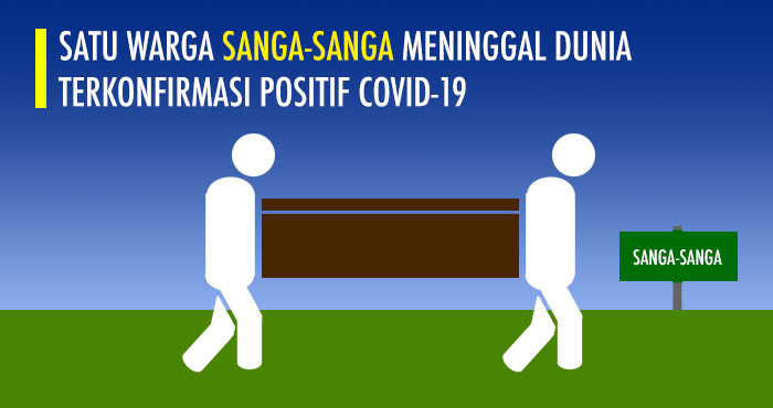 Seorang PDP asal Sanga-Sanga yang meninggal dunia pada 2 Juli lalu ternyata positif terjangkit virus Corona