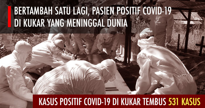 Ilustrasi salah satu pemakaman pasien COVID-19 di Kukar 
