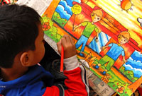 M Zaidi Aqilah berhasil meraih predikat Juara I Lomba Menggambar HUT BPD Kaltim ke-47 di Tenggarong