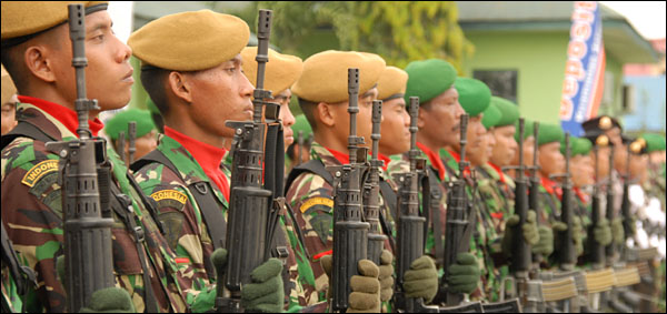 Sebagai alat negara di bidang hankam, TNI telah berjalan sesuai paradigma baru yakni menuju TNI yang profesional