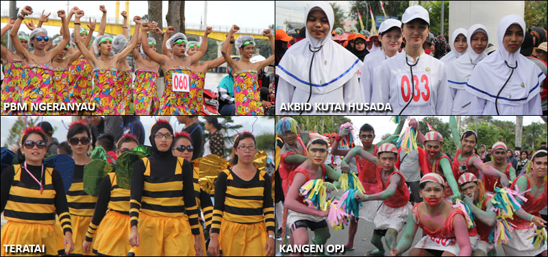 Inilah 4 regu kategori Umum yang berhasil meraih predikat Regu Favorit dalam Lomba Gerak Jalan se-Kukar Tahun 2016 dalam rangka HUT Kemerdekaan RI ke-71