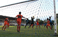 Suasana babak penyisihan grup Bupati Cup 2016 di Stadion Rondong Demang pada Mei lalu