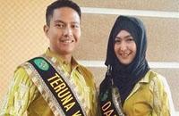 Rizki dan Ersa tampil mewakili Kukar di ajang pemilihan Duta Wisata Kaltim 2015