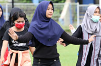 Para penari yang terlibat dalam drama tari kolosal Bena Budaya Etam punya waktu 18 hari untuk persiapan jelang pembukaan EIFAF 2017