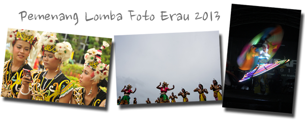 Inilah karya foto para pemenang Lomba Foto Erau 2013 kategori Foto Tunggal, mulai gelar Juara I, Juara II dan Juara III