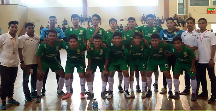 Tim futsal Kutai Kartanegara meraih medali perak pada Kejurda Futsal U-19 se-Kaltim yang berlangsung selama 3 hari di Berau