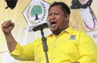 Ketua DPD Partai Golkar Kukar Abdul Rasid menyatakan tekadnya untuk memenangkan Rita Widyasari sebagai Gubernur Kaltim