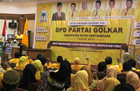 Agenda Musda ke-8 Partai Golkar Kukar akan diisi dengan pemilihan ketua baru sebagai pengganti Rita Widyasari