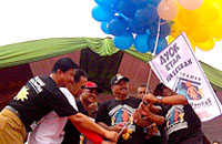 Pelepasan balon menandai diluncurkannya RagaPantas