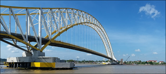 Menteri PUPR Basuki Hadimuljono akhirnya mengeluarkan sertifikat persetujuan laik fungsi untuk jembatan Kartanegara di kota Tenggarong