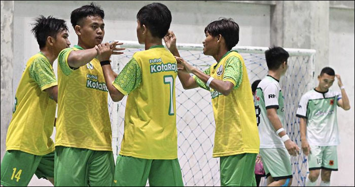 Pimpinan klasemen KFL 2017, Futsal Kota Raja, yang belum terkalahkan hingga saat ini menjadi tim favorit kampiun musim pertama KFL