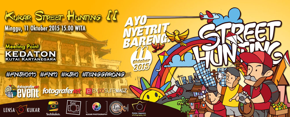 Kegiatan Kukar Street Hunting II akan dipusatkan di kawasan Kedaton Kutai Kartanegara dan sekitarnya