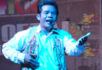 Seni Beladon selalu tampil membuka pementasan mamanda 