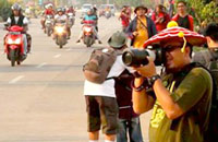 Suasana kegiatan KSH I yang digelar di kawasan Jalan KH Akhmad Muksin, Tenggarong, tahun 2014 lalu