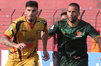 Striker Mitra Kukar Fernando Rodriguez dan striker PS TIRA Aleksandar Rakic belum bisa menambah pundi-pundi gol pada pekan ke-15 Liga 1 2018