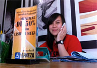 Lineza Advertising Kukar siap memberikan harga hingga Rp 20 ribu per meter untuk cetak produk advertising