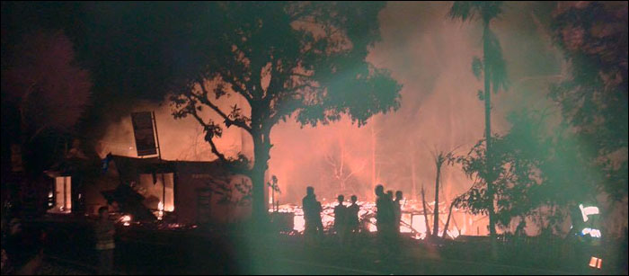 Kebakaran tunggal di desa Batuah, Loa Janan, Kamis (15/10) dini hari, menewaskan satu orang remaja pria