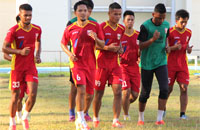 Para pemain Mitra Kukar kembali berkumpul di Tenggarong sebagai persiapan menghadapi turnamen Piala Presiden