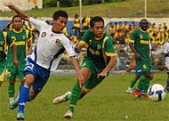 Striker Mitra Kukar musim lalu, Anindito Wahyu Erminarno, menyumbang satu gol dalam partai uji coba Sabtu (25/09) lalu