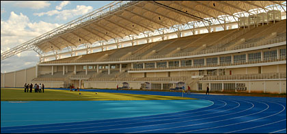 Pembangunan fisik Stadion Madya Tenggarong Seberang telah rampung dan akan diserahterimakan kepada Pemkab Kukar dalam waktu dekat