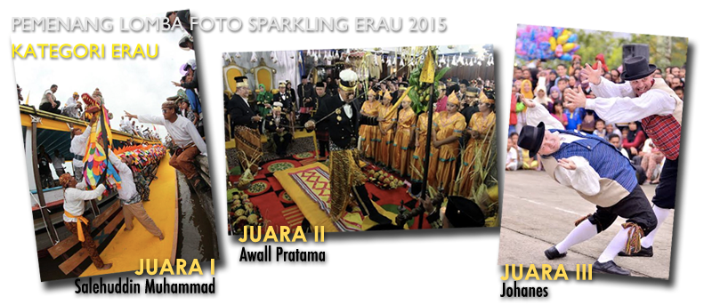 Tiga foto terbaik Lomba Foto Sparkling Erau 2015 untuk kategori Erau 