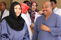 Bakal Calon Bupati Kukar Rita Widyasari dan pasangannya Edi Damansyah menjalani pemeriksaan kesehatan pada hari pertama, Jum'at (31/07) pagi hingga siang 