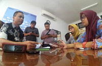 Kasat Resnarkoba Suwarno saat memberikan keterangan pers kepada para wartawan