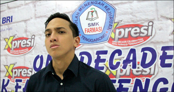 Ge Pamungkas menjadi bintang tamu perayaan HUT ke-10 SMK Farmasi Tenggarong