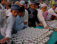 Safari Ramadhan rombongan Sekkab Kukar diawali dengan Buka Puasa bersama yatim piatu