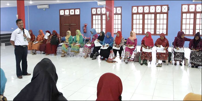 Suasana pelatihan Guru PAUD dan TK yang berlangsung di Sanga-Sanga, Kamis (24/11) lalu