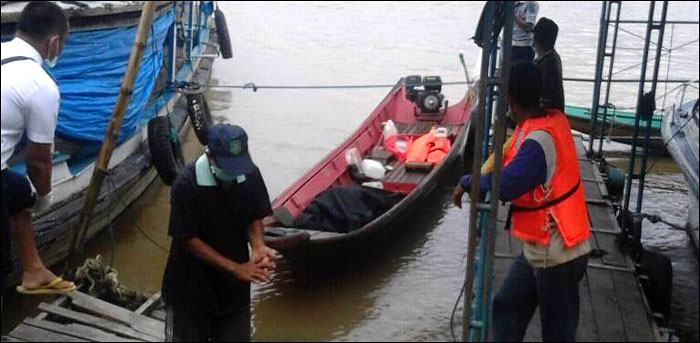 Jasad korban kecelakaan air antara ponton vs feri tradisional akhirnya ditemukan satu pekan setelah kejadian