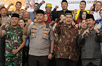 Dandim 0906/Tgr Letkol Inf Charles Aling, Kapolres Kukar AKBP Anwar Haidar, Sekretaris Kesultanan Kutai Awang Yacoub